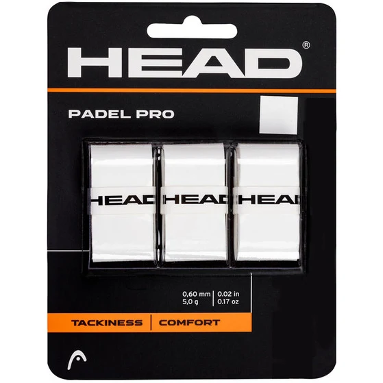 Head Padel Pro Overgrip Wit (per st. +1 lot)