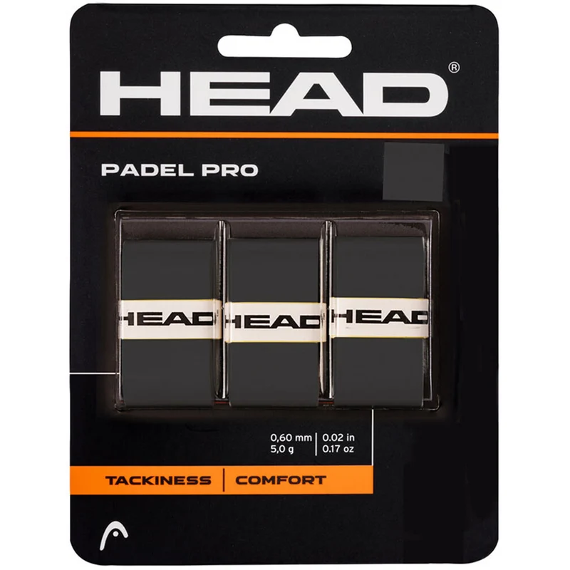Head Padel Pro Overgrip Zwart (per st. +1 lot)