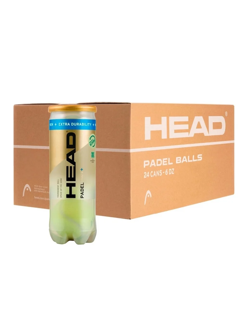 Head Pro + Padelballen (1 doos + 12 loten (+3 GRATIS)