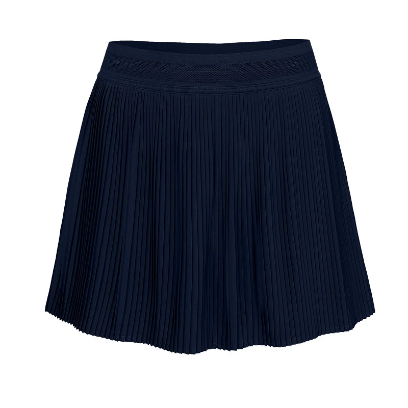 The Indian Maharadja Fine Pleated Skirt Night Blue