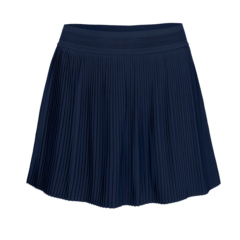 The Indian Maharadja Fine Pleated Skirt Navy