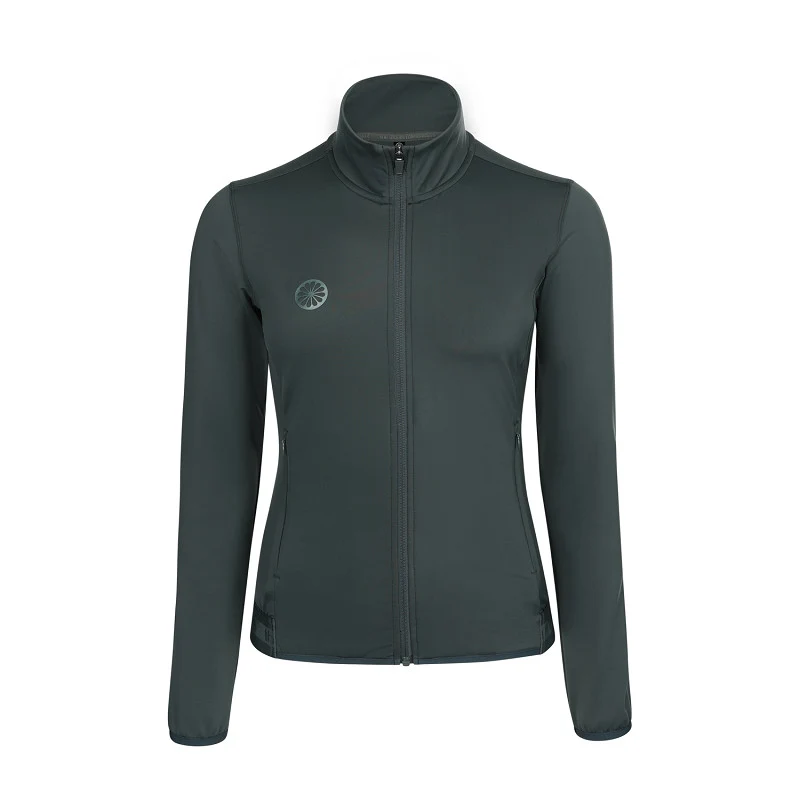 The Indian Maharadja Women performance full zip Urban Grey