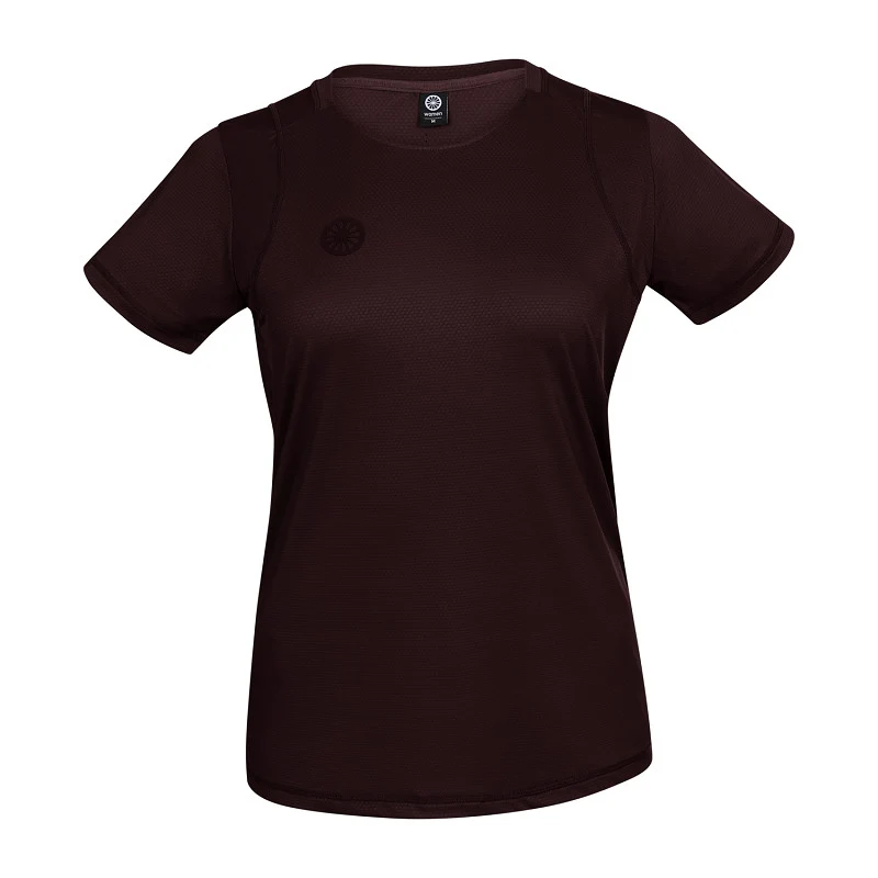 The Indian Maharadja Women DryShift tee Dark Berry