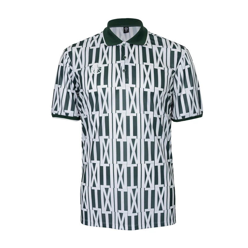 The Indian Maharadja Men Pique Printed Polo - Hunter Green