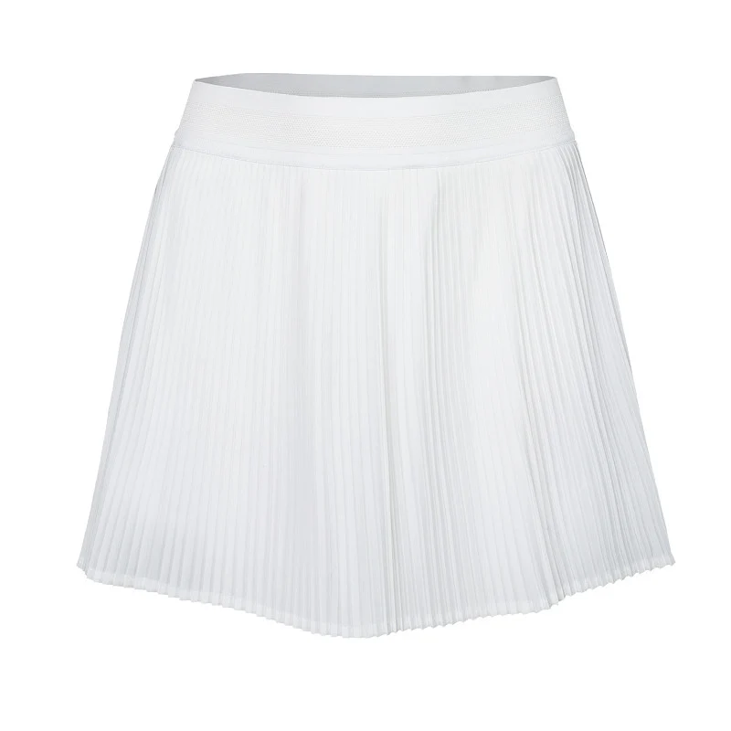 The Indian Maharadja Women Fine Pleated Skirt - Wit
