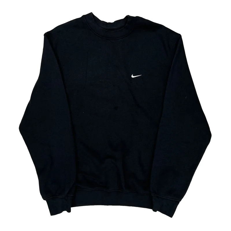 Nike Sweatshirt - Medium Black Cotton