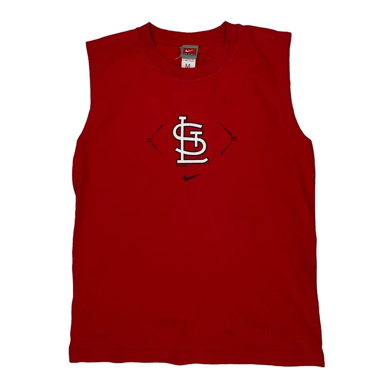 St. Louis Cardinals Nike Tank Top - Medium Red Cotton