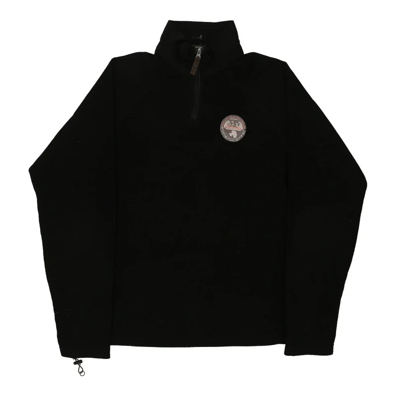 Napapijri Fleece - Large Black Polyester