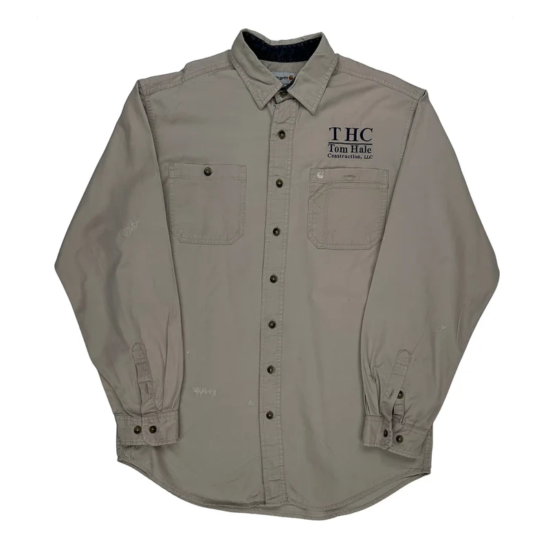 Carhartt Shirt - Large Beige Cotton