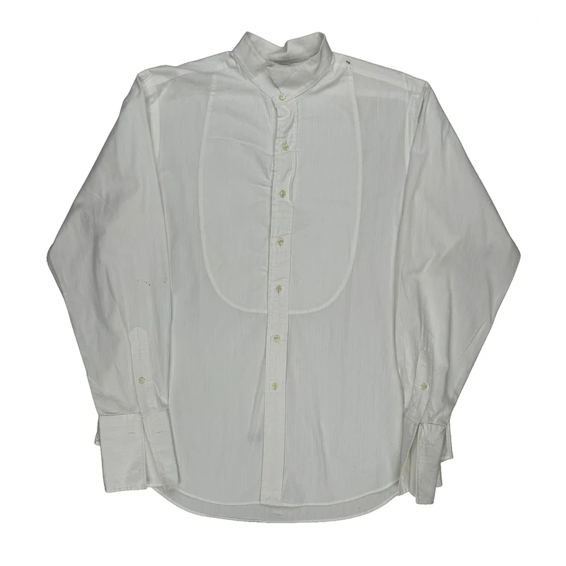 Avery Polo By Ralph Lauren Shirt - Large White Cotton