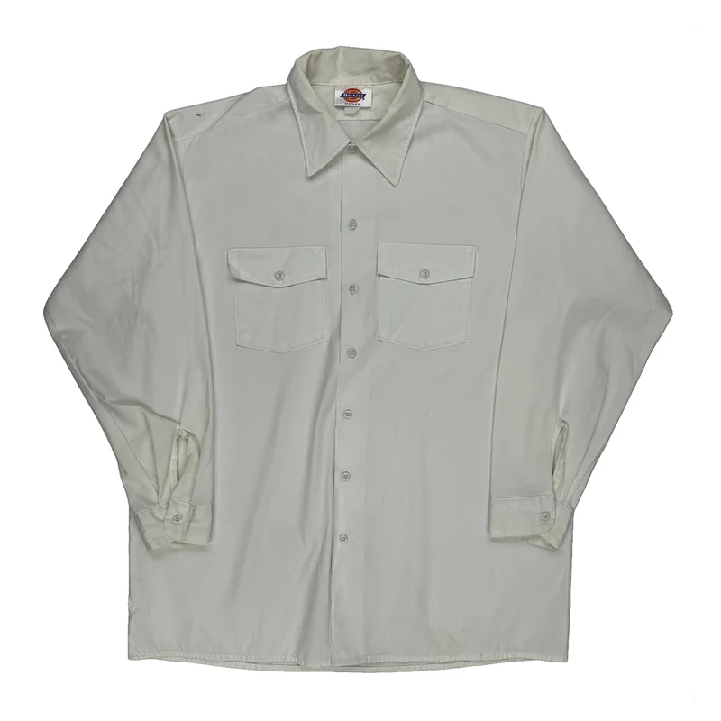 Dickies Shirt - XL White Cotton