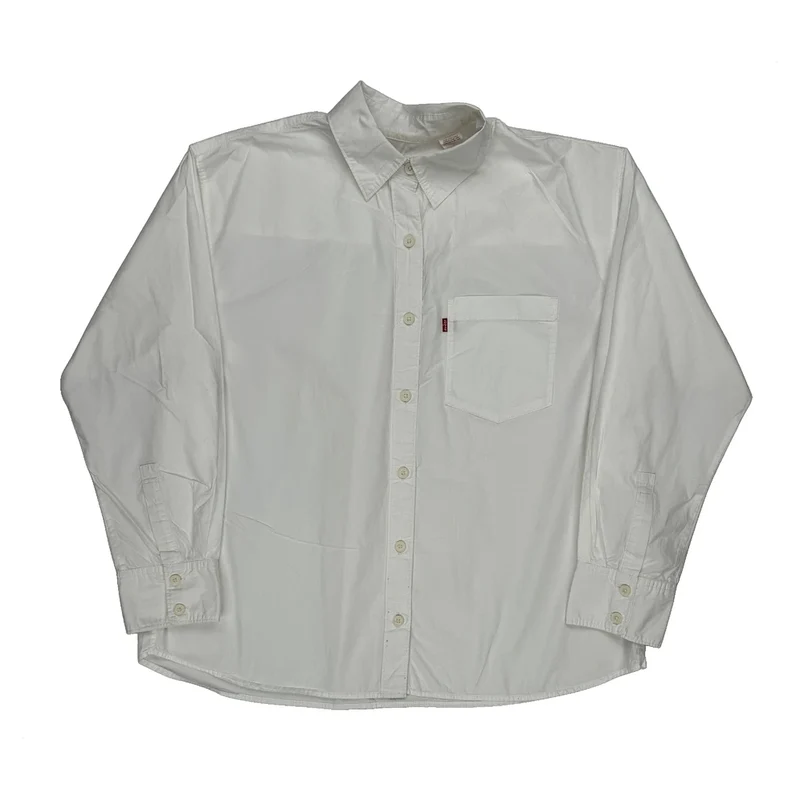 Levis Shirt - Medium White Cotton