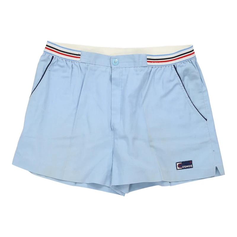Cosmos Shorts - Medium Blue Cotton