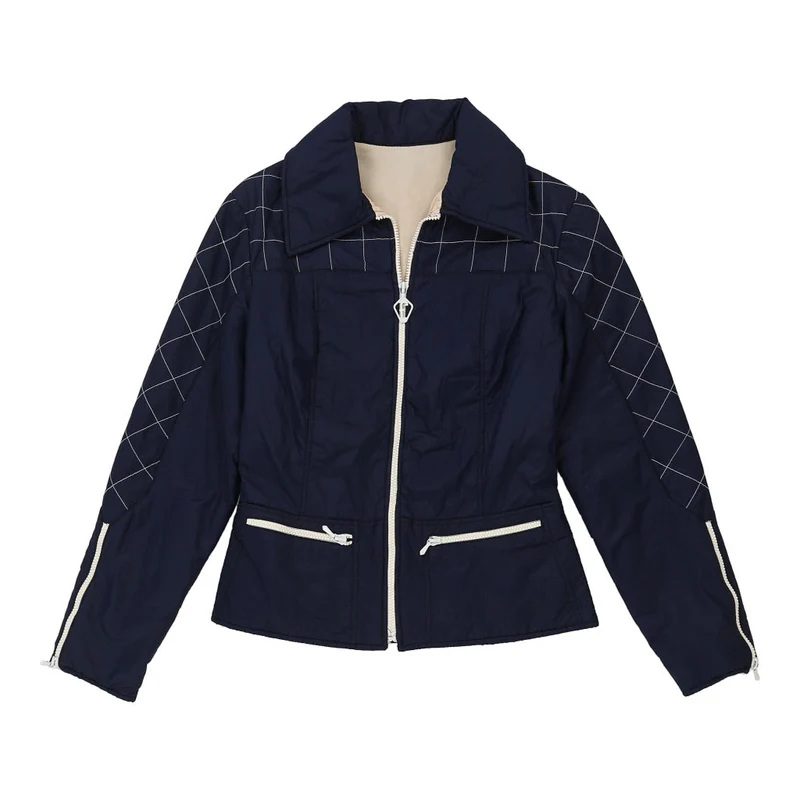 1970's La Font Ski Jacket - XS Navy Polyester