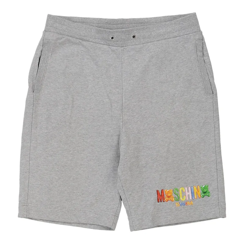 Moschino Swim Shorts - Medium Grey Cotton Blend
