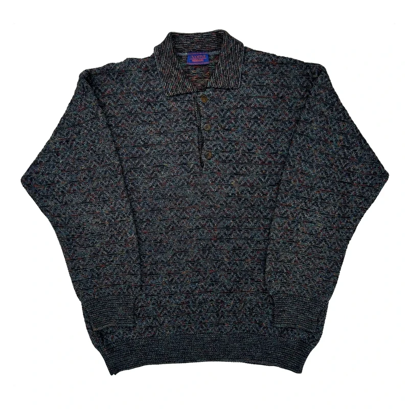 Missoni Sweater - Small Gray Wool Blend