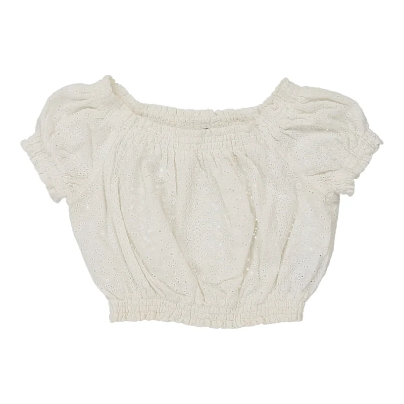 Unbranded Top - Small White Cotton