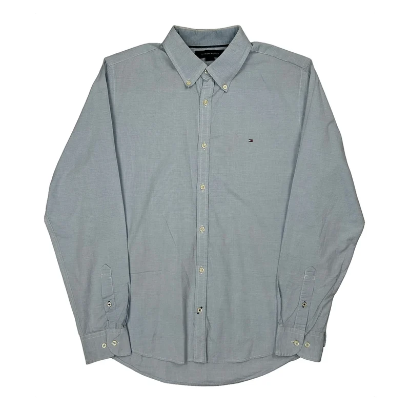 Tommy Hilfiger Shirt - Medium Blue Cotton