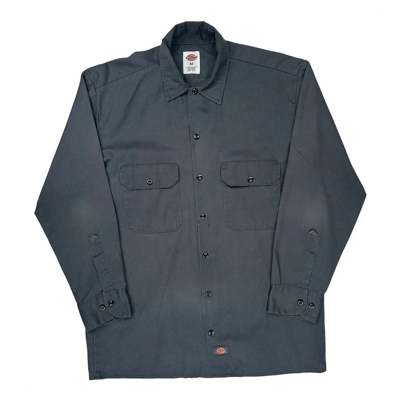 Dickies Shirt - Medium Gray Polyester Blend