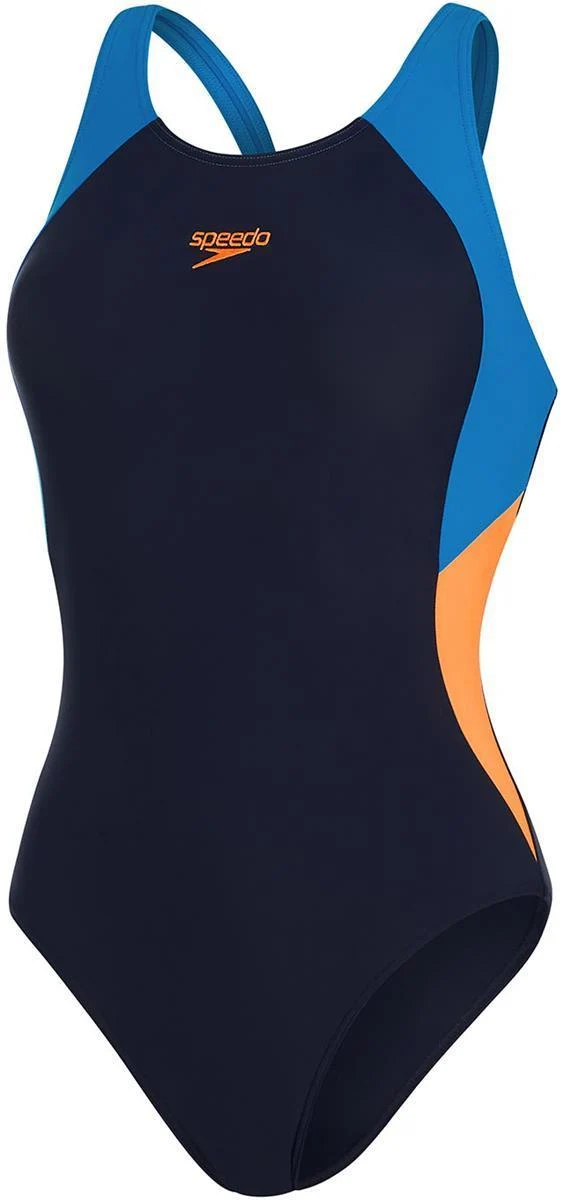 Colourblock Splice Muscleb Nav/blu