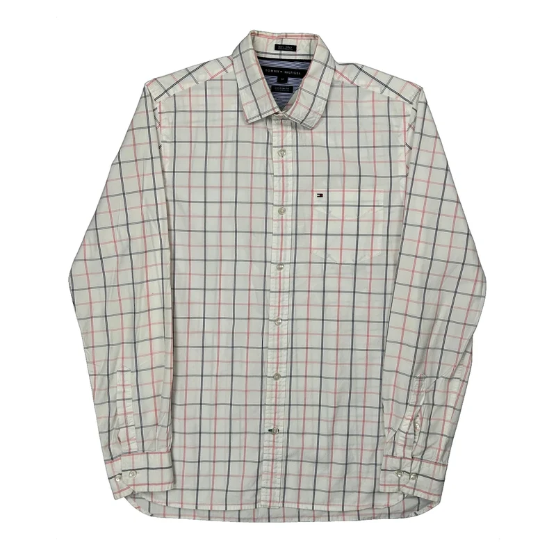 Tommy Hilfiger Shirt - Small White Cotton