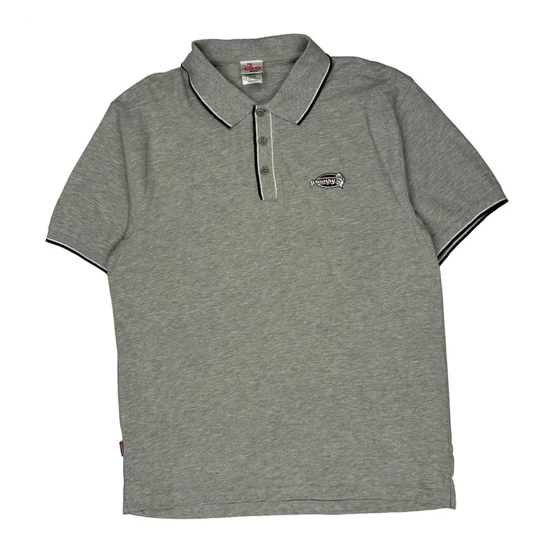 Disney Polo Shirt - Large Grey Cotton