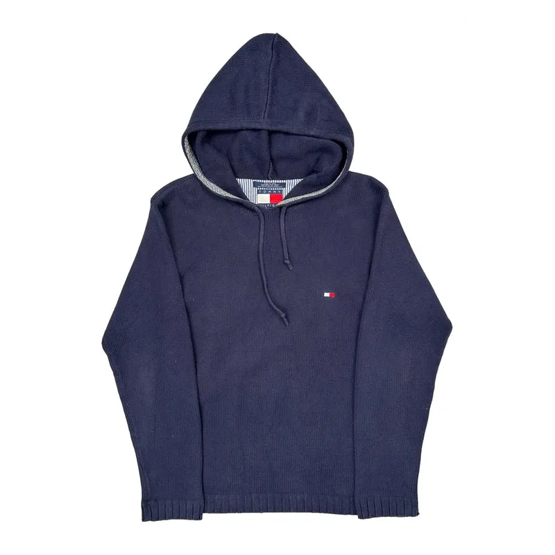 Tommy Hilfiger Hoodie - Small Navy Cotton