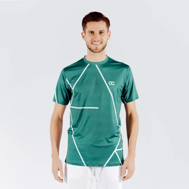 OnCourt Performance Shirt Gravel 1 Groen