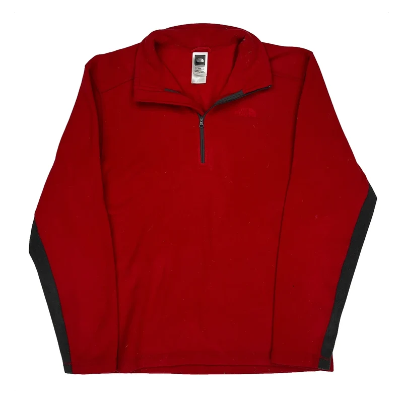 The North Face Fleece - Medium Red Polyester
