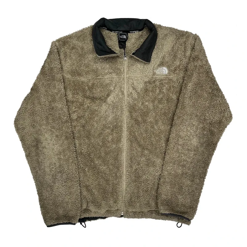 The North Face Fleece Jacket - 2XL Brown Polyester