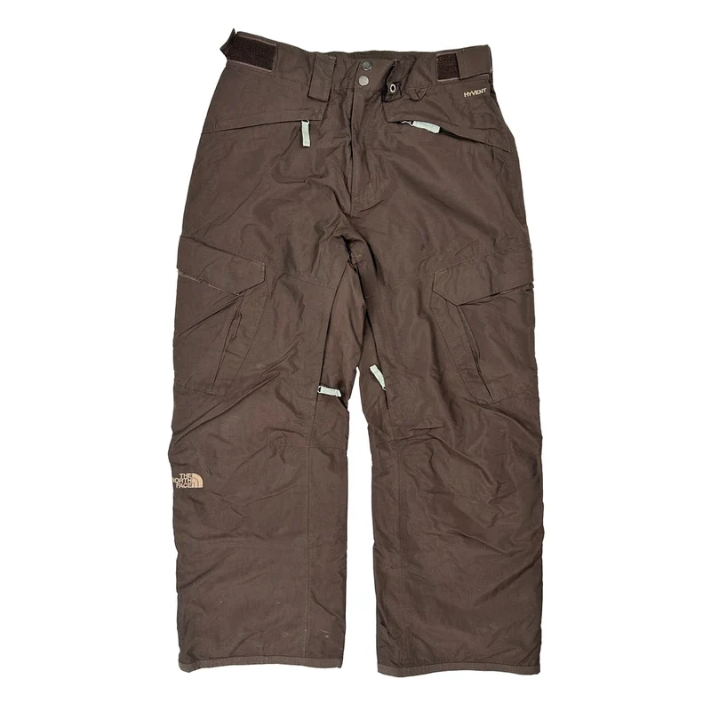 The North Face Cargo Ski Pants - Medium Brown Nylon