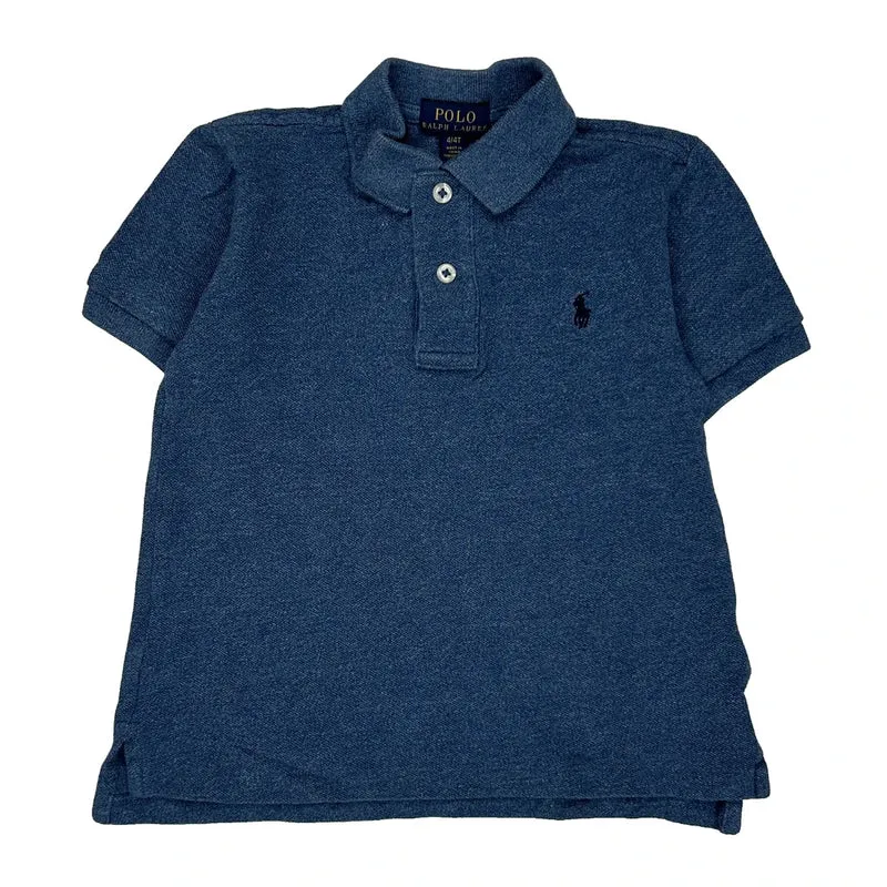 Age 4 Polo By Ralph Lauren Polo Shirt - XS Blue Cotton