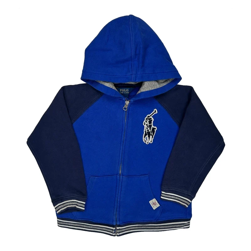 Age 5 Polo By Ralph Lauren Hoodie - XS Blue Cotton