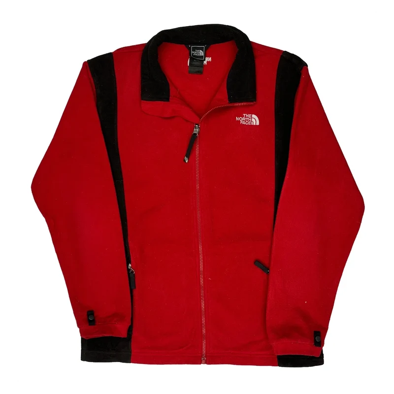 The North Face Fleece Jacket - XL Red Polyester