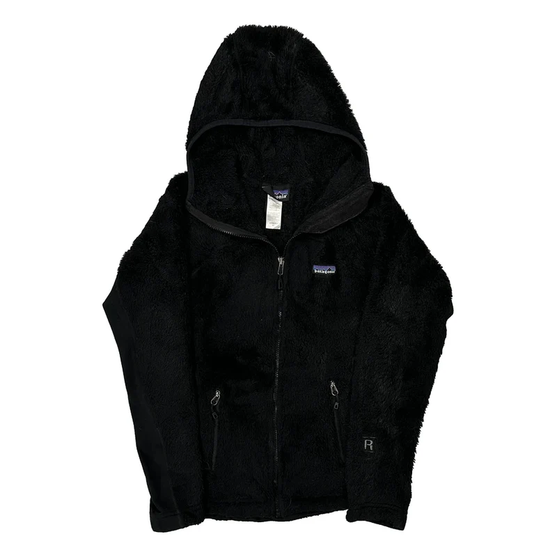 Patagonia Fleece Jacket - XS Black Polyester