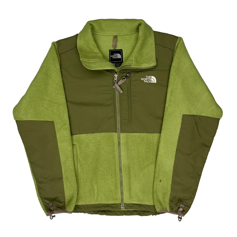 The North Face Denali Fleece Jacket - Large Green Polyester
