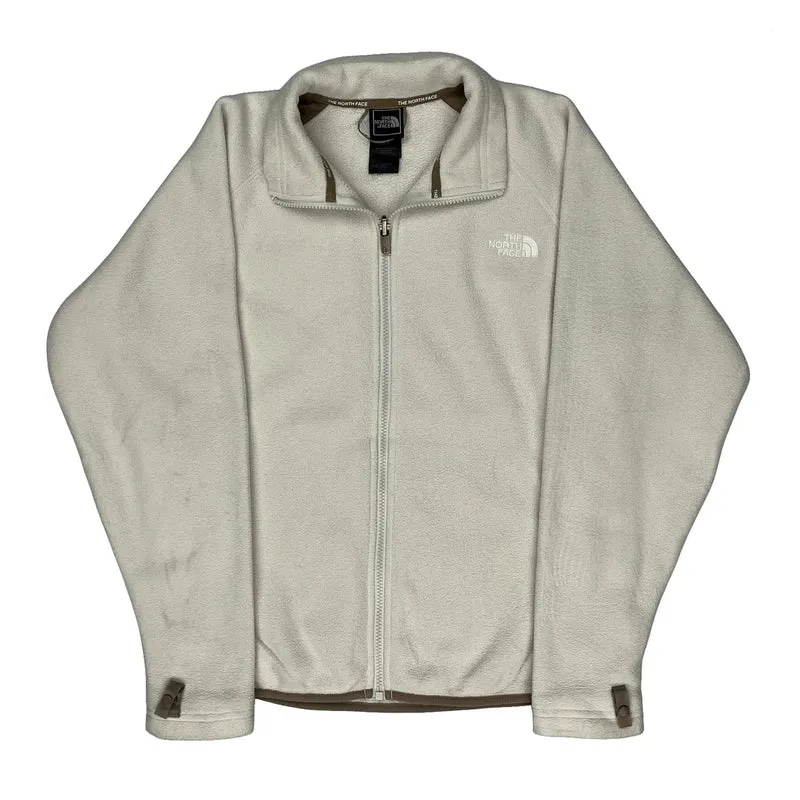 The North Face Fleece Jacket - Small Cream Polyester