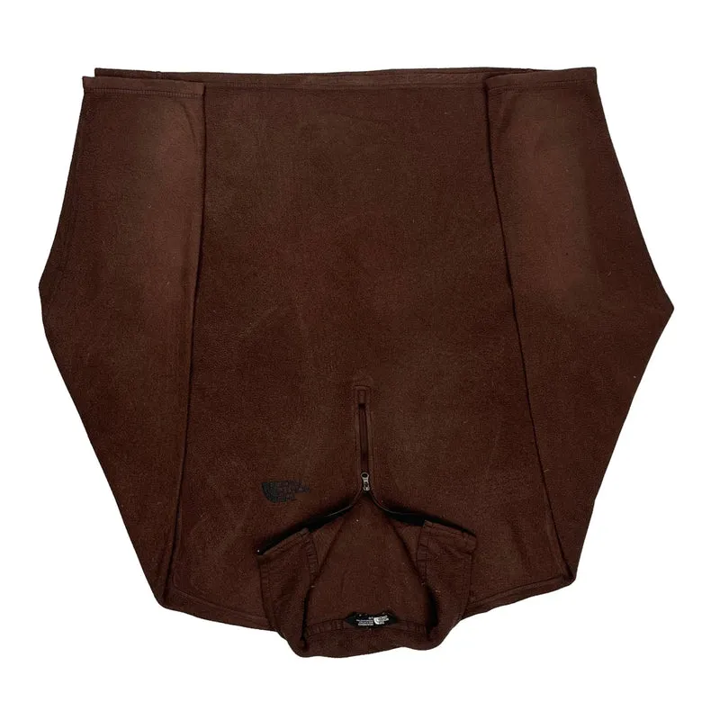 The North Face Fleece - Large Brown Polyester