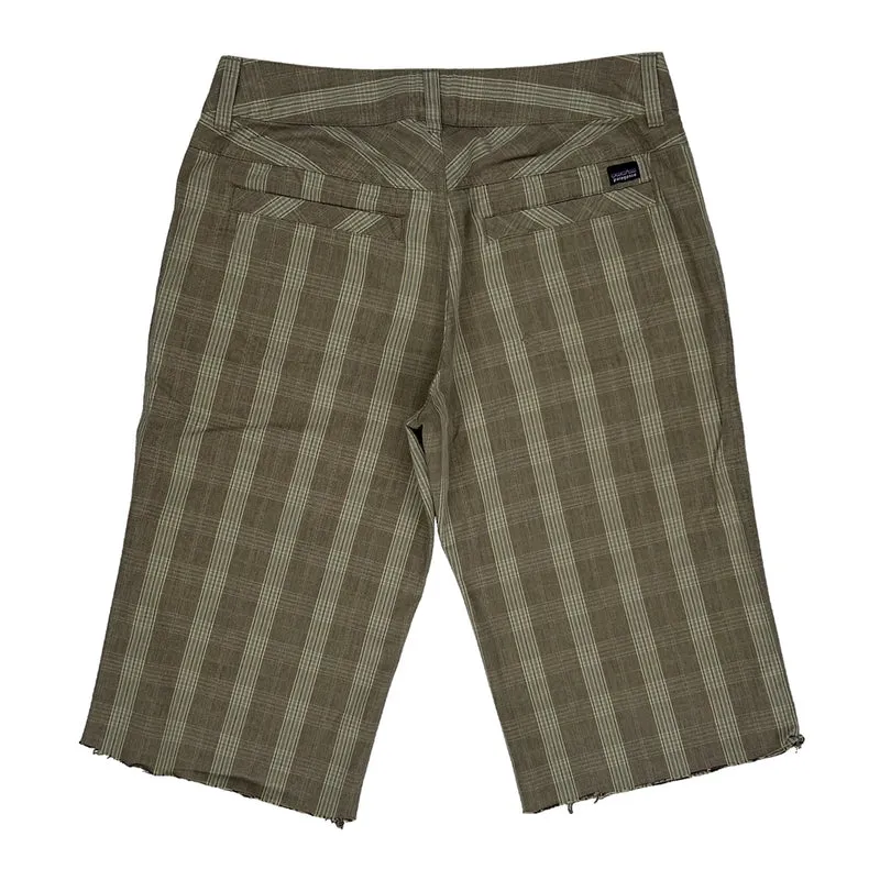 Patagonia Checked Shorts - 28W UK 8 Brown Cotton