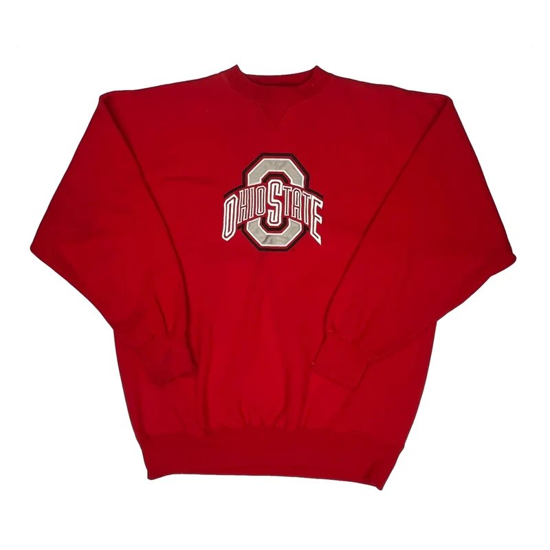Midwest College Sweatshirt - 2XL Red Polyester Blend