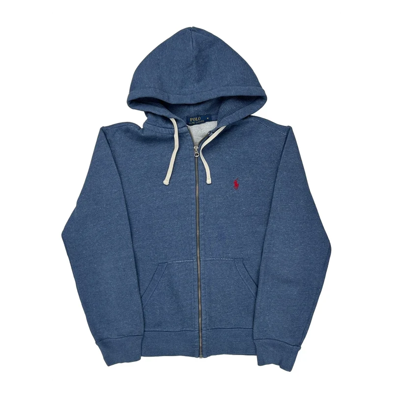 Polo By Ralph Lauren Hoodie - Medium Blue Cotton