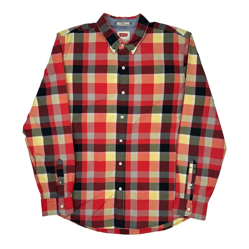 Levis Checked Shirt - XL Multicoloured Cotton