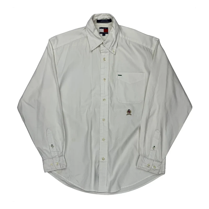 Tommy Hilfiger Shirt - Small White Cotton
