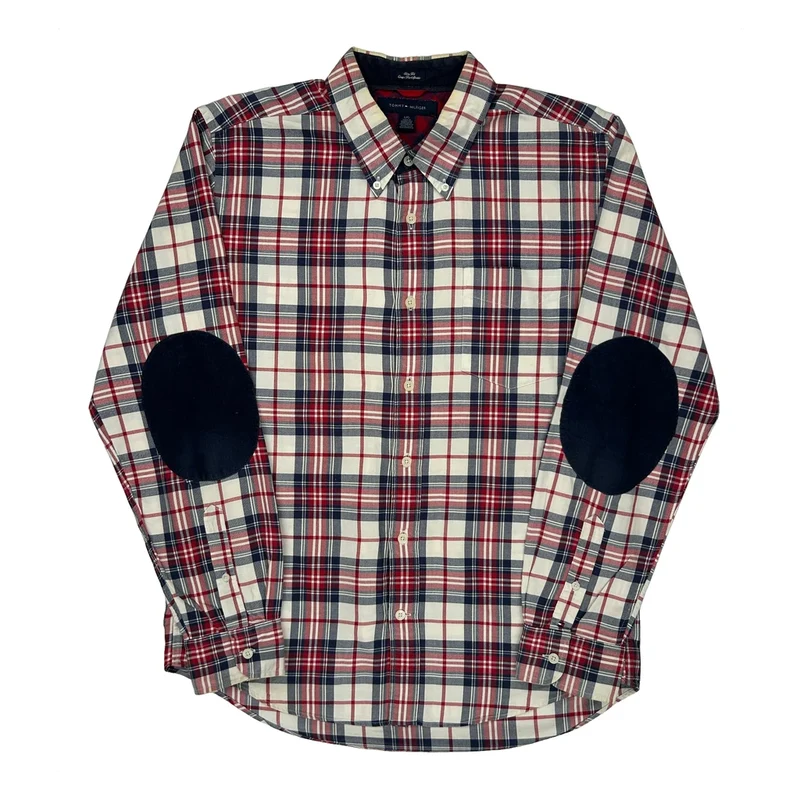 Tommy Hilfiger Checked Shirt - Large Multicoloured Cotton