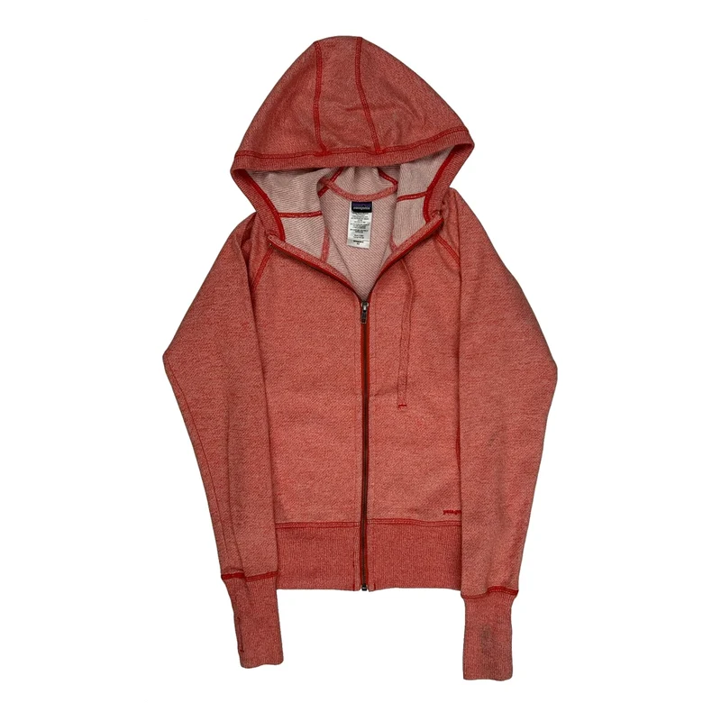 Patagonia Hoodie - XS Red Polyester Blend