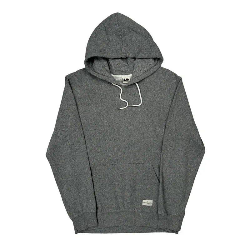 Quiksilver Hoodie - Medium Grey Cotton