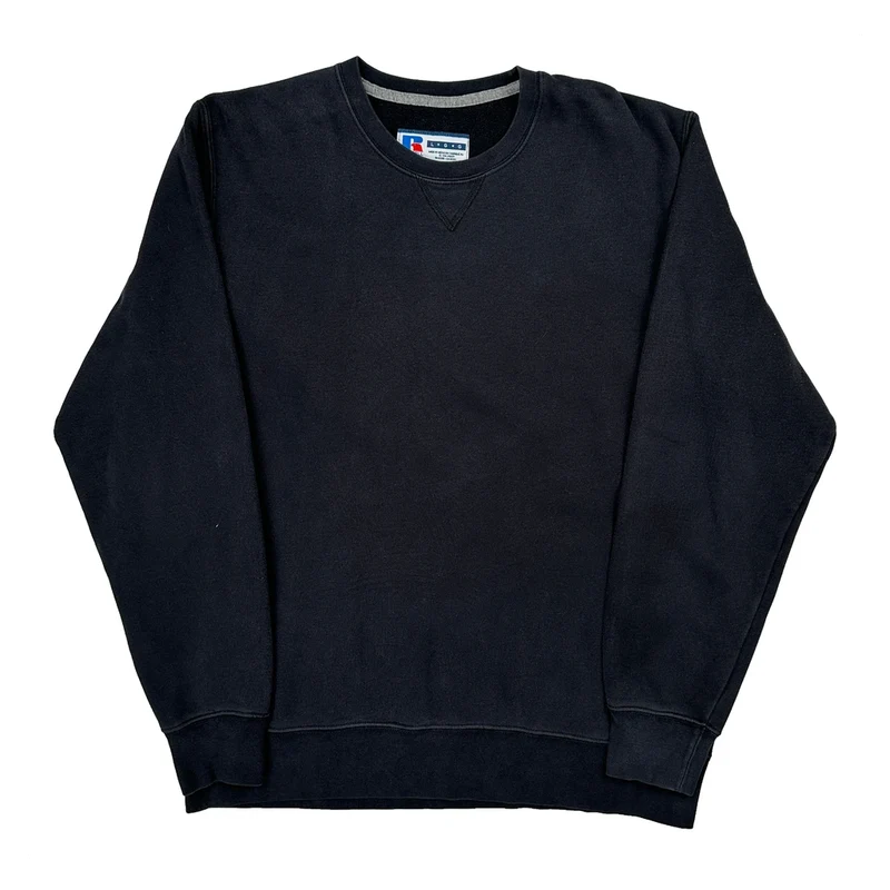 Electrical Contractor Russell Athletic Sweatshirt - Large Black Cotton