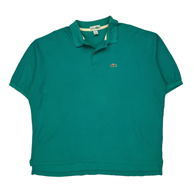 Lacoste Polo Shirt - XL Green Cotton
