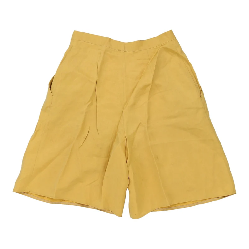 L. Pucci Shorts - 24W UK 6 Yellow Cotton