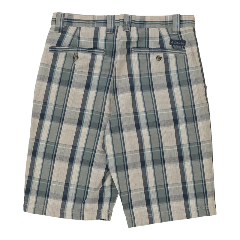 Columbia Checked Shorts - 32W 13L Multicoloured Cotton